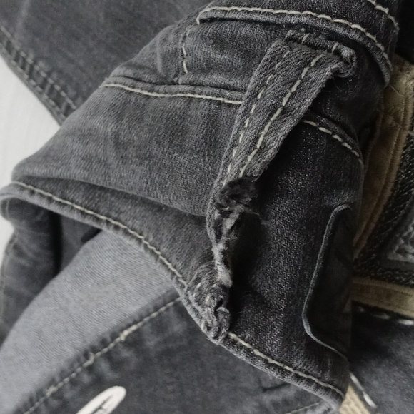 🟢Seven7 Grey Size 8 Womens Skinny Jeans - Picture 5 of 5